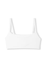 CALIDA - Eco Sense Bustier, bügellos, Spaghetti-Träger, leicht, für Damen - 001 WEISS