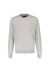 LERROS - Strickpullover in weicher Schurwollqualität mit Kaschmiranteil - BROKEN WHITE MELANGE