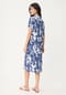 olsen Jerseykleid mit Allover-Dessin und Polokragen Bild 9