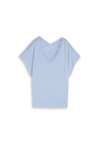 TOM TAILOR - T-Shirt, V-Ausschnitt, für Damen - 11270 KENTUCK BLUE