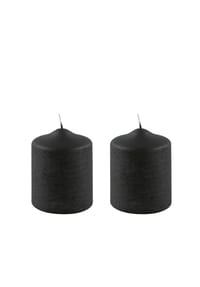 Fink Living CANDLE - metallic Stumpenkerze CANDLE - schwarz