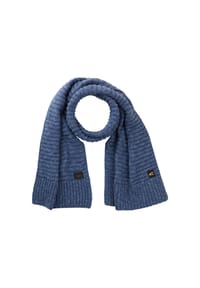 camel active - Schal aus reiner Baumwolle - Schwarz