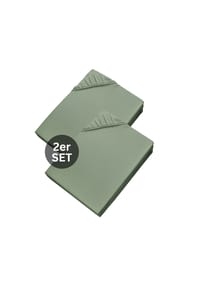 SCHÖNER WOHNEN KOLLEKTION - Spannbettlaken BASIC - Salbei