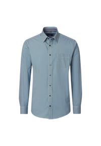CASAMODA - Herren Freizeithemd Print Comfort Fit - Blau