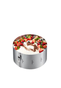 GEFU® Tortenring - TONDO - SILBER