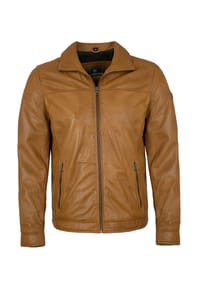 redpoint - Herren Lederjacke Lammnappa haselnuss - haselnuss