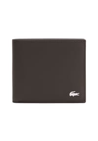 LACOSTE Core Essentials - Herren Geldbörse, echtes Leder - M Billfold Coin, schwarz - Braun