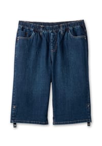 sheego - Jeansbermudas - blue denim
