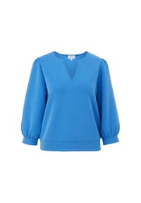 s.Oliver - Sweatshirt, V-Ausschnitt, für Damen - 5531  BLUE