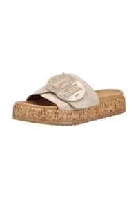 Gabor® - Veloursleder Pantoletten - Champagner