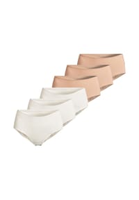 Nina von C. - Taillen Slip 6er Pack Secret - Beige / schwarz