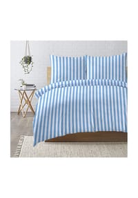 GALERIA home - Seersucker-Bettwäsche - PLACID BLUE