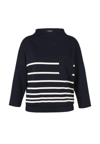 frapp - Sweatshirt Große Größen - butter / navy