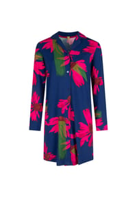 SHORT STORIES® - Nachthemd, Knopfleiste, für Damen - 50069 BLUE SEA
