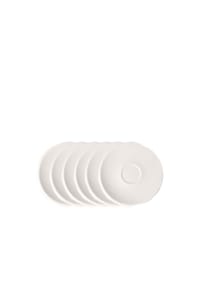 Villeroy & Boch Kaffeeuntertasse 6 Stk NewMoon - NewMoon - weiß
