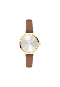 s.Oliver - Uhr - zeitlos und elegant - braun
