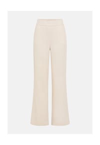 olsen - Hose mit elastischem Bund - Linen Beige