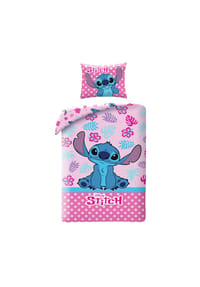 COFI - Disney Lilo & Stitch Bettwäsche 140 × 200 cm Baumwolle Bettbezug - Transparent
