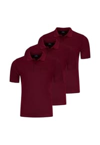 RAGMAN - Poloshirt 3er Pack Basic - Anthrazit