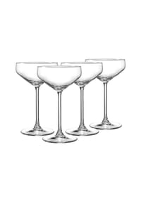 Ritzenhoff & Breker Champagnerschalen Rumba 300 ml 4er Set transparent - RUMBA - transparent