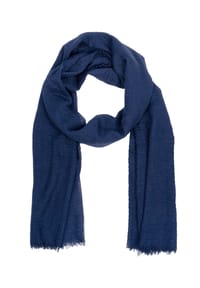 Seasons of April - Damen Isabella Schal Dünner, leichter und weicher Uni Damen Schal in gewellter Struktur - anthrazit
