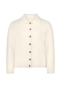 CARTOON - Strick-Cardigan mit Kragen - Bright Cream Melange