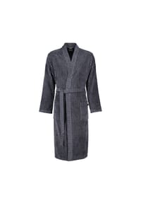 Cawö - Bademäntel Herren Kimono Streifen 4854 anthrazit - 97 - grau