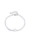 SMART JEWEL® Armband mit Stein-Kugeln + Muschelkern-Perle, Silber 925 Bild 1