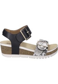 JOSEF SEIBEL - Damen Sandale Quinn 02, schwarz-kombi - schwarz-kombi
