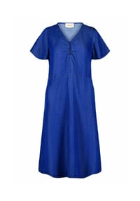 CARTOON - Jeanskleid, V-Ausschnitt, für Damen - 8620 D.BLUE DENIM