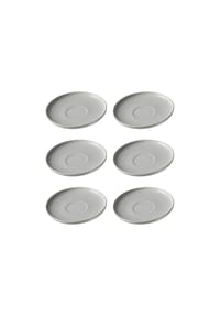 Ritzenhoff & Breker Kaffeeuntertassen Jasper ø 15.0 cm 6er Set - JASPER - grau