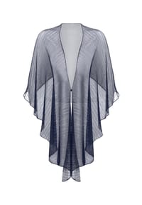 Vera Mont - Cape im Glitzer-Look - Blue/Black