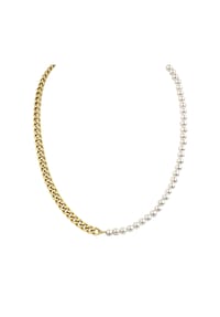 zeeme STAINLESS STEEL - Collier Edelstahl - gelb
