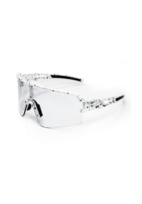 YEAZ - Sport-Sonnenbrille weiß/transparent SUNSPOT - schwarz / transparent