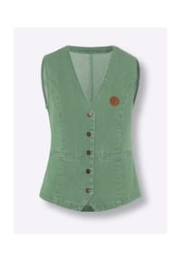 SIEH AN! - Jeans-Weste - eucalyptus
