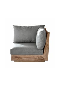 LOBERON - Eckelement Courtelevant grau/braun - grau/braun