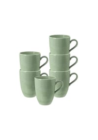 Seltmann Weiden Kaffeebecher Beat Color Glaze 350 ml 6er Set - BEAT - beige