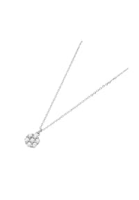 Luigi Merano® - Collier Mittelteil Blüte mit Zirkonia, Gold 375 - weiss