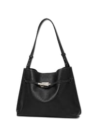 collezione alessandro® - Schultertasche Milano aus softem Leder, Made in Italy - braun