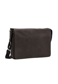 LEONHARD HEYDEN Den Haag - Den Haag Messenger Leder 37 cm Laptopfach - blau
