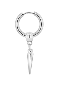 Adelia's - Adelia's Unisex Creolen aus Edelstahl Ø 12 mm - silber
