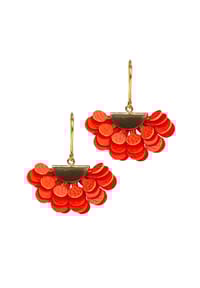 GRETCHEN - Ohrringe Dots - Red