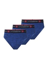 JAN VANDERSTORM - 3er Pack Slip ADISON - blau