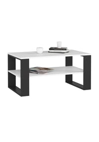 Akord - Alex Couchtisch - artisan-eiche/schwarz