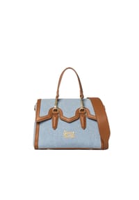 Sécret Pon-Pon - Handbag - blu jeans e Cuoio