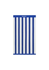 GANT - Strandtuch - YACHT STRIPE BEACH TOWEL, Duschtuch, Bio-Baumwolle, Streifen, 100 x 180 cm - Rot