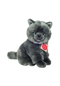 HERMANN Teddy COLLECTION® - Plüsch Kuscheltier Kartäuser Katze, 20 cm - mehrfarbig