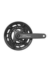 SHIMANO - Kurbelgarnitur  CUES FC-U6000 2x9/10-fach, 46-30T, 175 mm , mit KSR - 