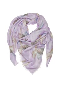 collezione alessandro® - Schal Amor im XXL-Format mit Engeln Amor Pfeil - flieder