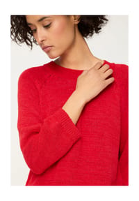 olsen - Pullover, Raglanärmel, für Damen - 20258 FRENCH RED